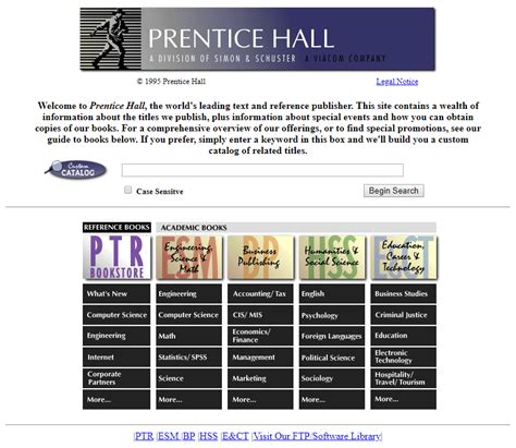 prentice hall   web design museum