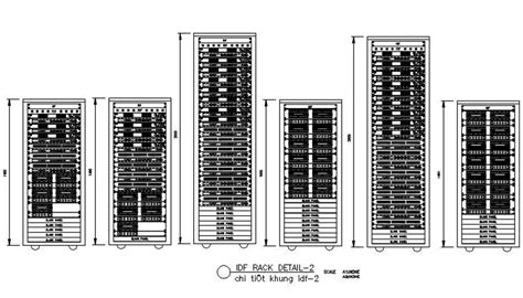 Idf Rack Detail In Autocad D Drawing Dwg File Cad File Cadbull Hot