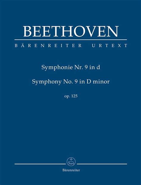 Symphonie N En R Mineur Conducteur Beethoven Partition