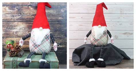 Gnome Christmas Decoration Free Sewing Pattern