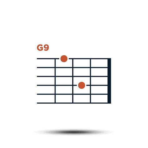 G9, Basic Guitar Chord Chart Icon Vector Template 42585596 Vector Art ...