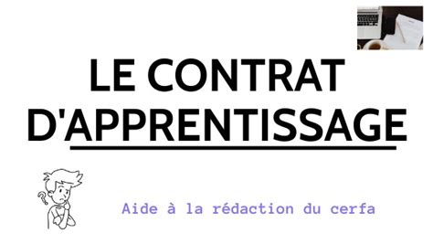 Notice Du Contrat D Apprentissage