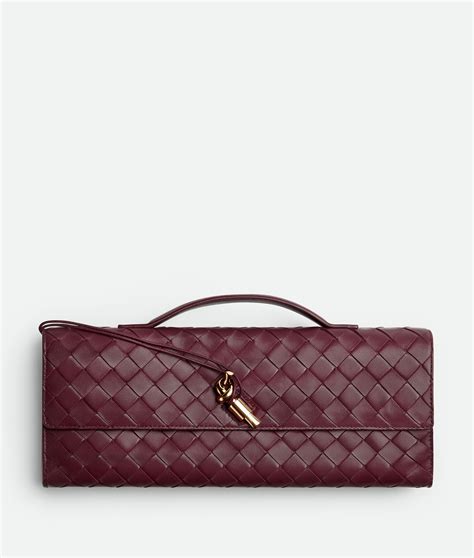 Long Clutch Andiamo With Handle Bottega Clutch Bottega Veneta Bag