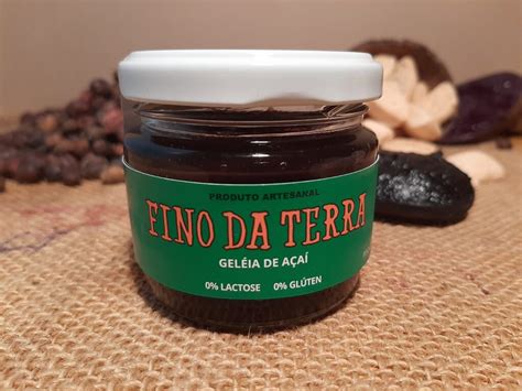 Geléia de Açaí Gourmet 120g Fino da Terra Fino da Terra