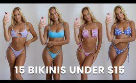 Big Two Piece Try On Haul Affordable Zaful Bikinis Under 15 Videos