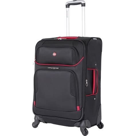 Wenger Expandable Lightweight Luggage 24 Spinner Upright Suitcase