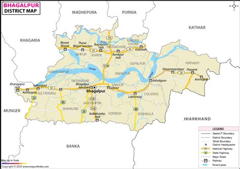 Bhagalpur District Map