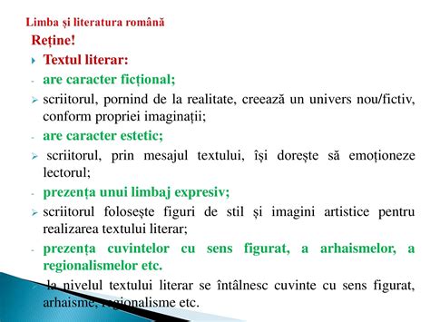 Academiaabc Textul Literar Textul Nonliterar Clasa A V A