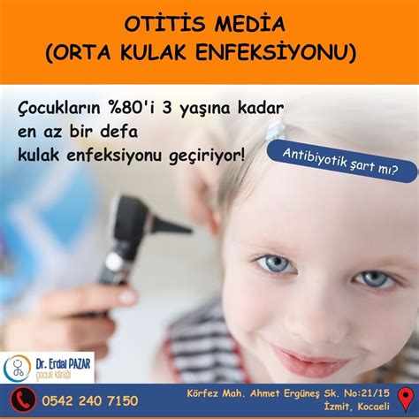 Orta Kulak Enfeks Yonu Otitis Media Uzm Dr Erdal Pazar