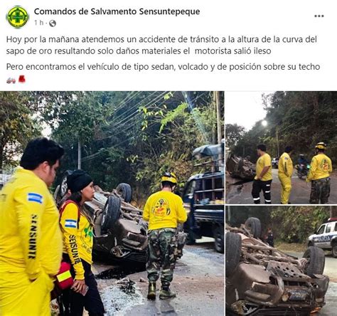 Conductor Pierde El Control Y Vuelca En Una Curva Sobre Carretera A