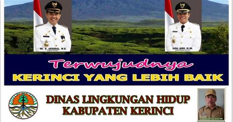 Dinas Lingkungan Hidup Kabupaten Kerinci Visi Dan Misi Dinas