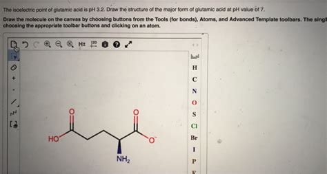 Solved The isoelectric point of glutamic acid is pH 3.2. | Chegg.com