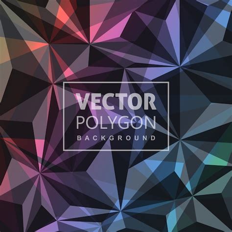 Fondo Creativo De Vector Lowpoly Vector Premium