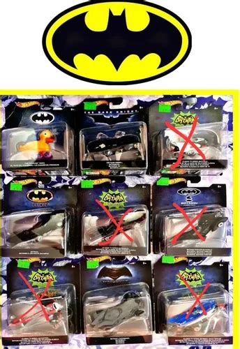 Hot Wheels Batmovil Batma Colección De Batimobile Meses sin