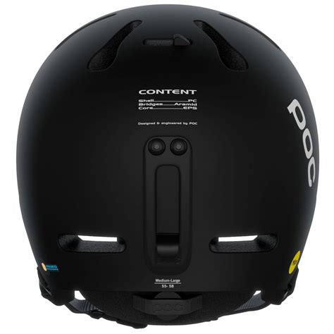 Poc Fornix Mips Skihelm Uranium Black Matt