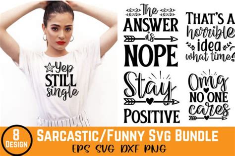 Sarcastic Svg Bundle Funny Bundle Graphic By Quirkify · Creative Fabrica