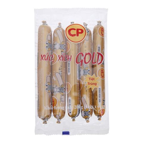 Xúc xích bò tiệt trùng CP gói 200g – Chuỗi Tạp Hóa Việt - Chuyên Sỉ Và Lẻ