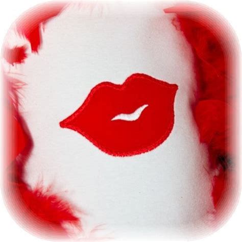 Lips Applique Machine Embroidery Design Etsy