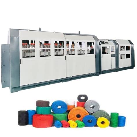 Twisted Pp Pe Plastic Rope Braiding Machine Strand Cord Making