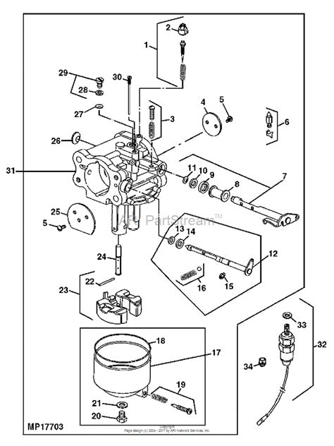 AM129925 CARB W GASKET Fits John Deere Price 158 99