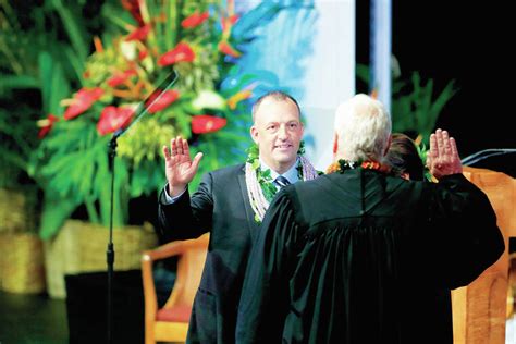 Josh Green Sworn In As New Governor Of Hawai‘i The Garden Island