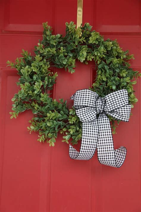 How To Make A DIY Boxwood Wreath Decorating Blogs Thrift Store Decor