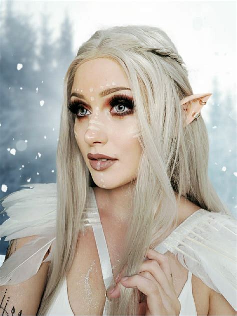 Icy Elf Makeup Elven Costume And Hair Inspiration