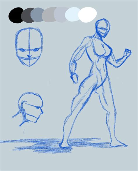 Female Character Template By Samuraijfk On Deviantart