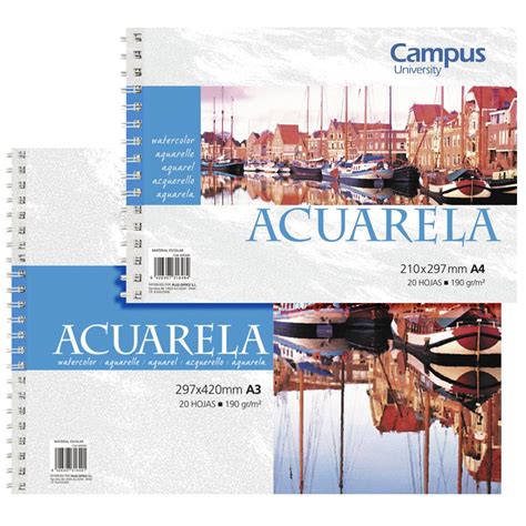 Comprar Campus Bloc De Acuarela Espiral Liso 190gr Barato