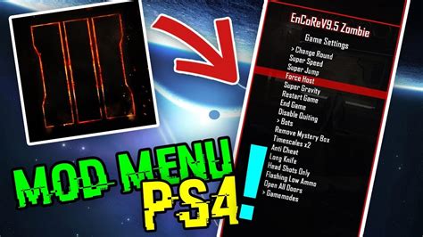 Ps4 Mod Menu Sur Black Ops 3 Ps4 No Jailbreak Youtube