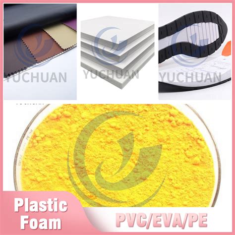 The Factory Manufacturer Yellow Powder Pvc Eva Pe Blowing Agent