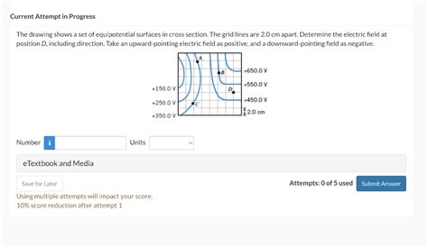 Solved The Drawing Shows A Set Of Equipotential Surfaces In Chegg