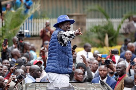 Kenya Defeated Presidential Candidate Odinga Challenges Poll Result In