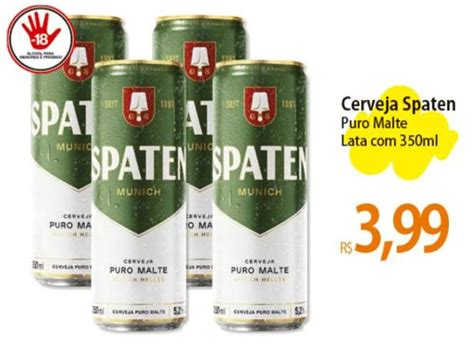 Cerveja Spaten Puro Malte Lata Ml Oferta Na Atacad O