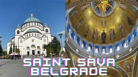 Saint Sava Belgrade Serbia The One Of Most Beautiful Church In