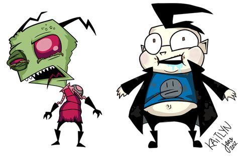 Ohhmahgahh Obese Dib And Bathtub Zim By Kaitlynjanetm On Deviantart