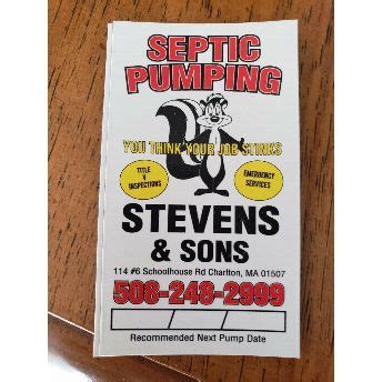 Stevens Sons Septic Pumping Reviews Experiences