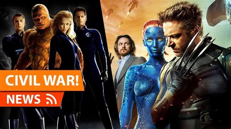 X Men Vs Fantastic Four Civil War Film Details Revealed Youtube