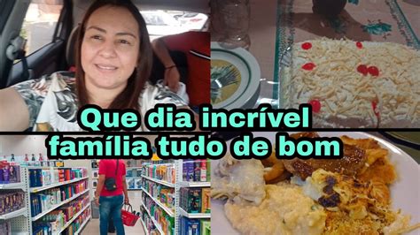 vlog especial em família almoçamos fora fizemos comprinhas