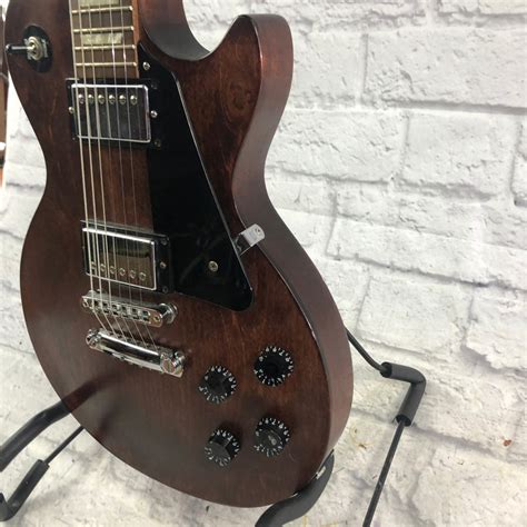 Gibson Les Paul Studio Worn Brown Electric Guitar Evolution Music