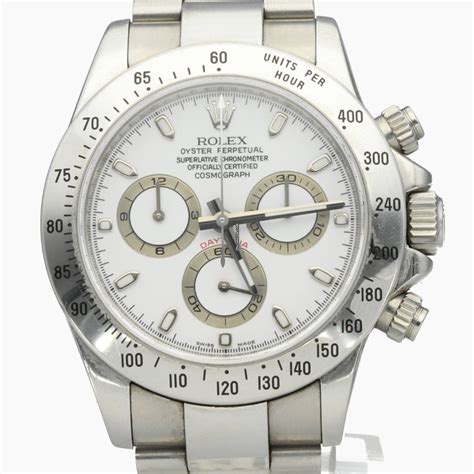 Rolex Daytona White Dial for $23,576 for sale from a Seller on Chrono24