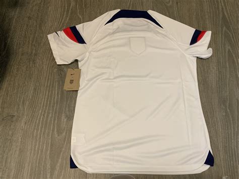 Nike Mens Usmnt Home Breathe Stadium Replica White Blank Jersey