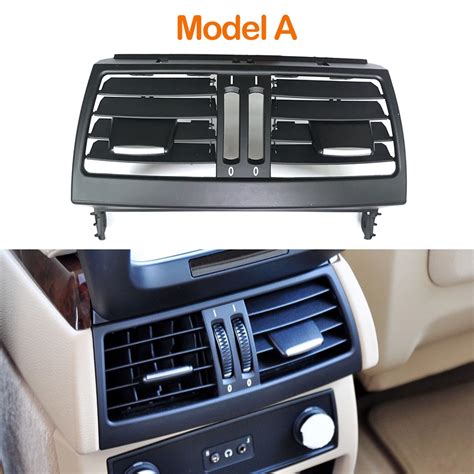 Improved Rear Console Air Circulation Ac Vent Grille Panel Cover For