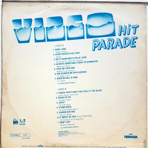 Lp Video Hit Parade Fermata 1983 Q N Quase Novo Peq Mercadolivre