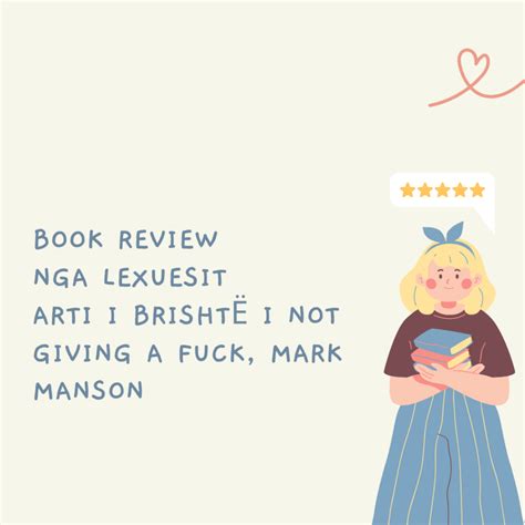 The Subtle Art Of Not Giving A Fuck Mark Manson Reader Review Booksinsta