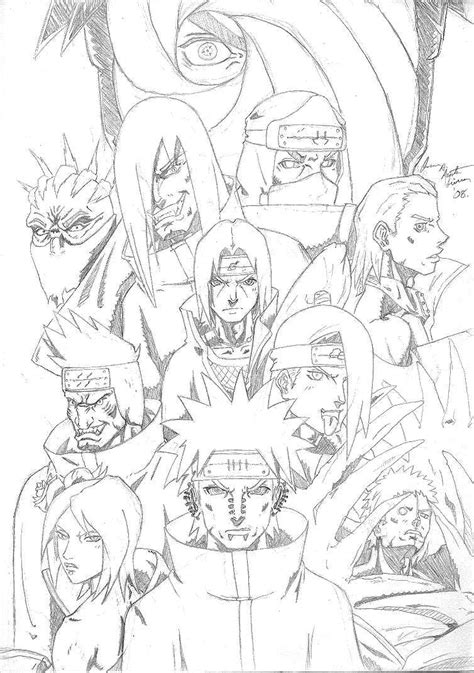 Akatsuki Sketch By Wosuko San On Deviantart