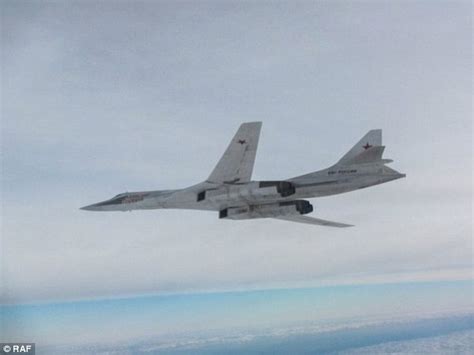 Russian Nuclear Capable Blackjack Bomber That Was Intercepted By Raf