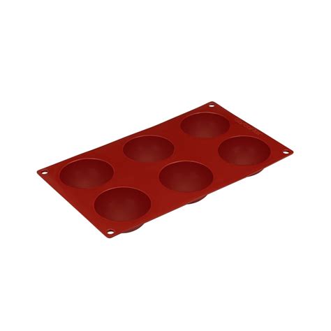 Matfer Bourgeat 257904 Gastroflex Half Sphere Mold W 6 Sections