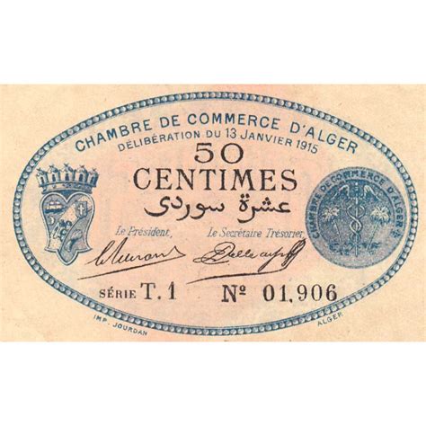 Alg Rie Alger Centimes S Rie T Etat Spl