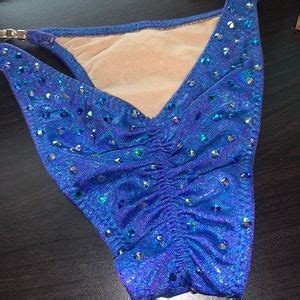 Ravish Sands Swim Npc Bikini Competition Suit Blue 30 Obo Poshmark